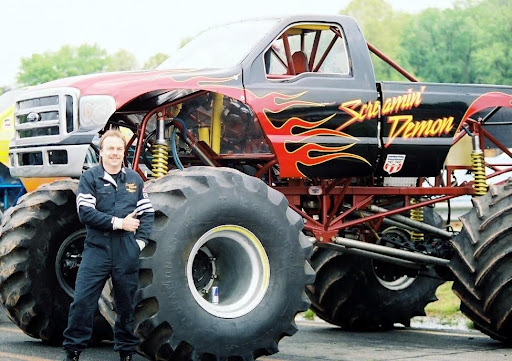 Team Founder/Owner Jay Snyder with Screamin' Demon